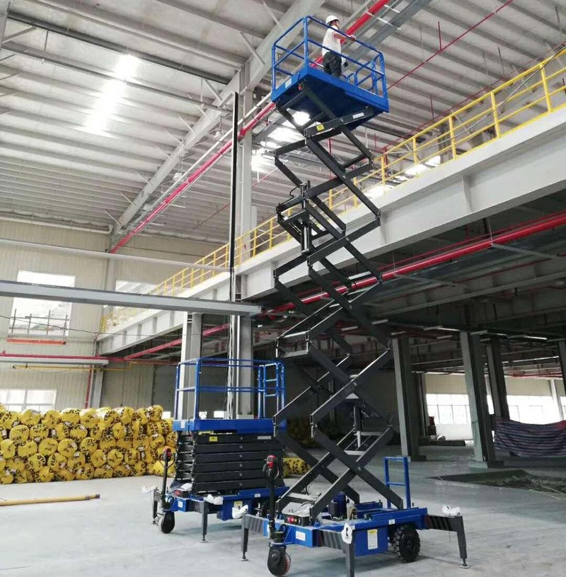 石家庄助力行走剪叉式高空作业平台