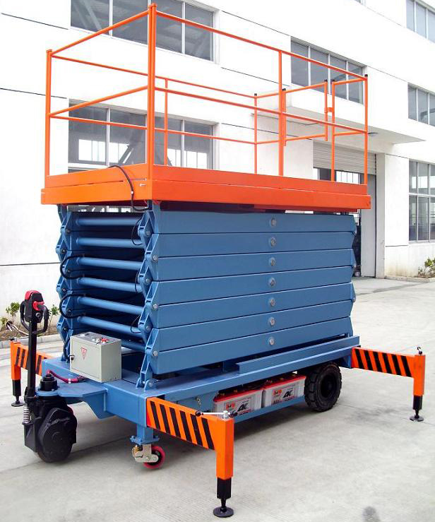 石家庄助力行走剪叉式高空作业平台